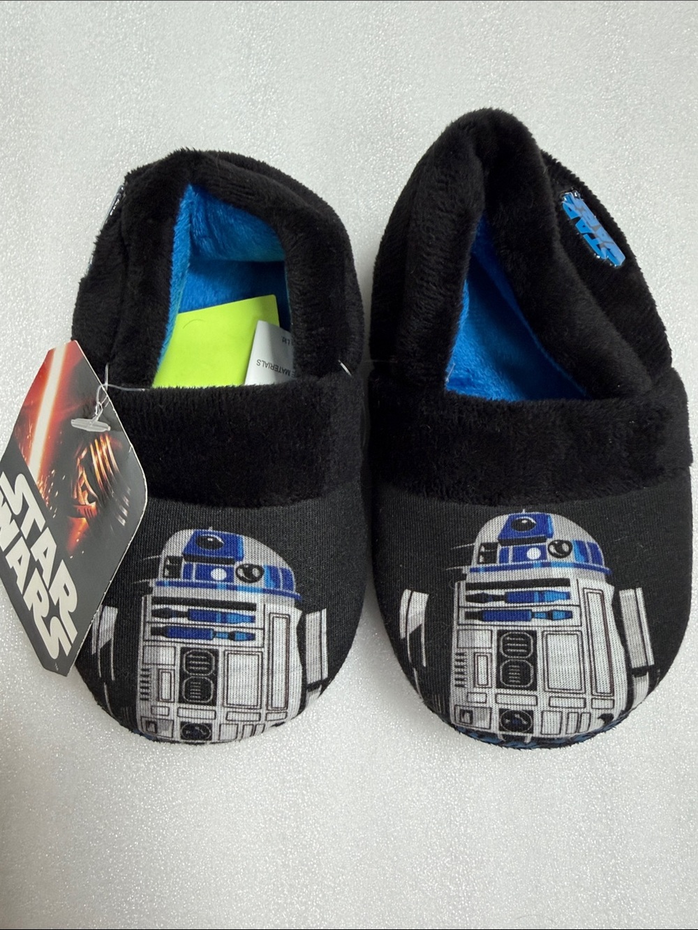 Star Wars Black & Blue R2-D2 Plush Slip-Ons